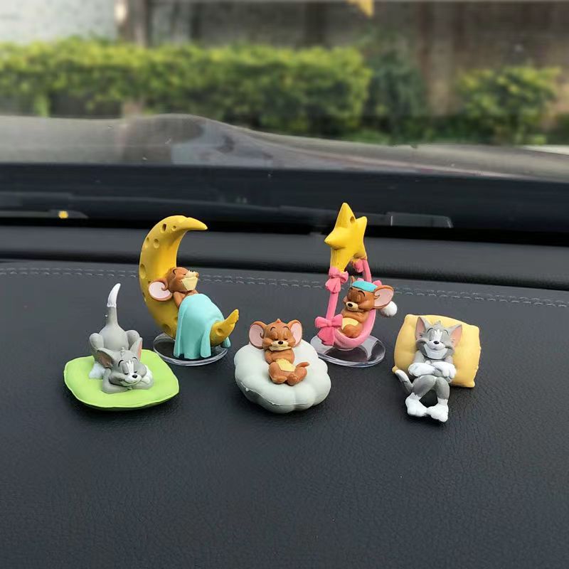 Tom and Jerrý five-piece set Car ornaments decoration