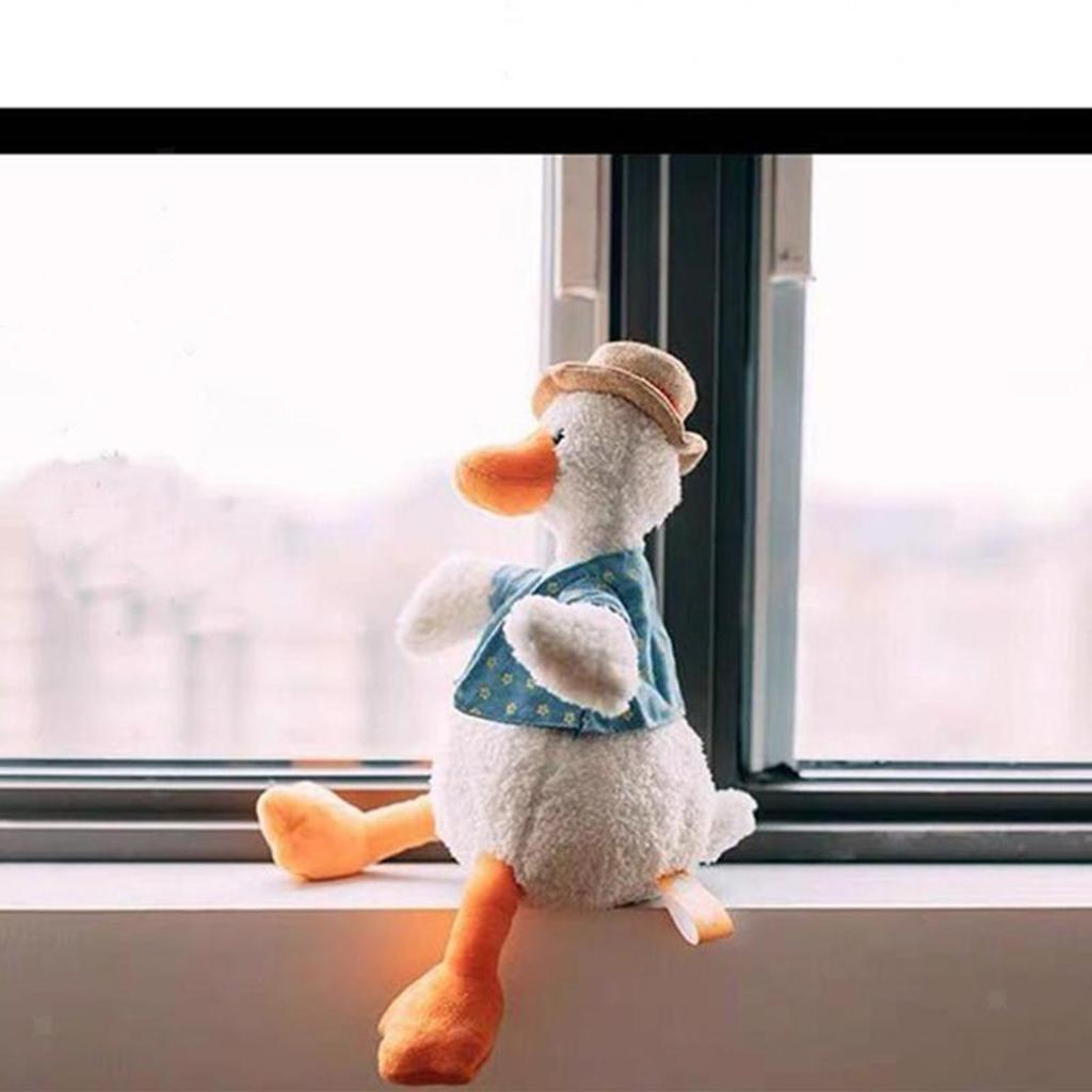 Talking Duck Electric Pet Record Plush Toy Cute Nod Duck for Kids Funny Gift